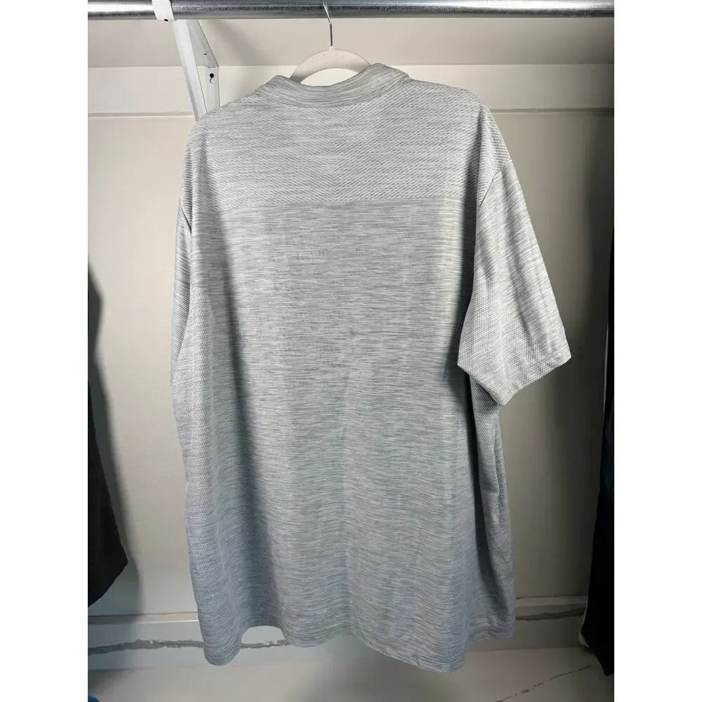 Tommy Bahama Island Zone Performance Polo‎ Shirt Men's Size 2XLB Gray XXL
